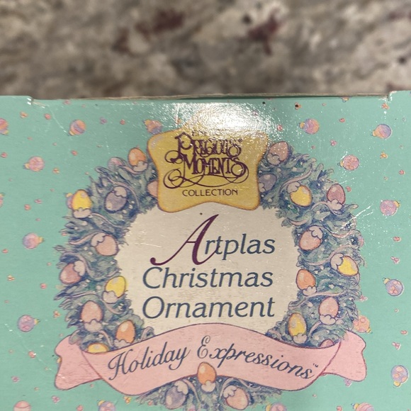 Precious Moments Christmas Ornament You Brighten My Holidays Baby in Rattle” - Picture 10 of 12